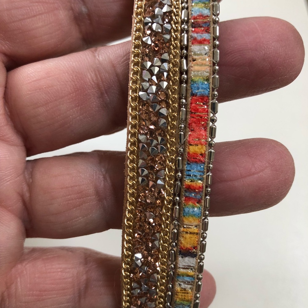 🇺🇸 LUX Multi-Colored Choker Necklace - 16” (Standard) - Picture 7 of 7